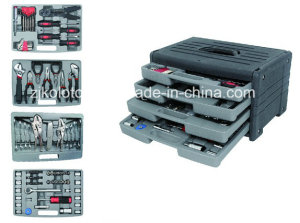 99PC Hardware Tool Cabinet, Auto Mechanics Tool Set